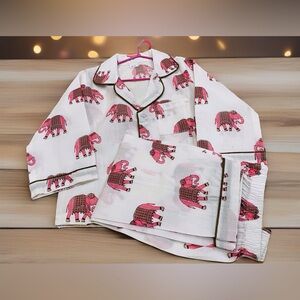 Baby nights suits / baby loungewear/Elepsnt print night suit